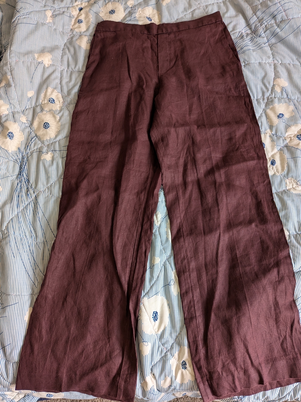 Madewell Wide-Leg Linen Pants